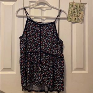 American Eagle peplum tank